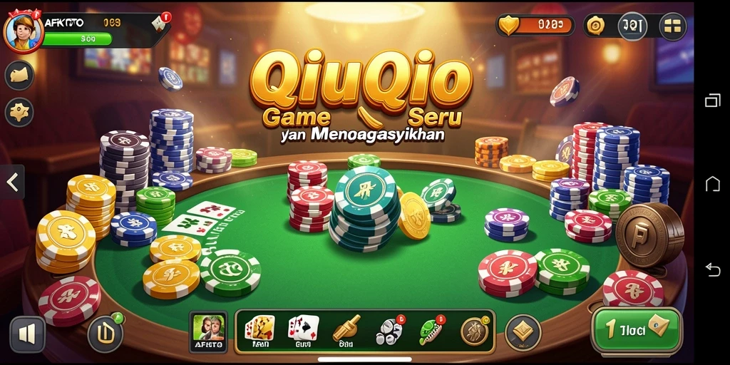 Gameplay seru saat bermain QiuQiu di AFKTOTO.