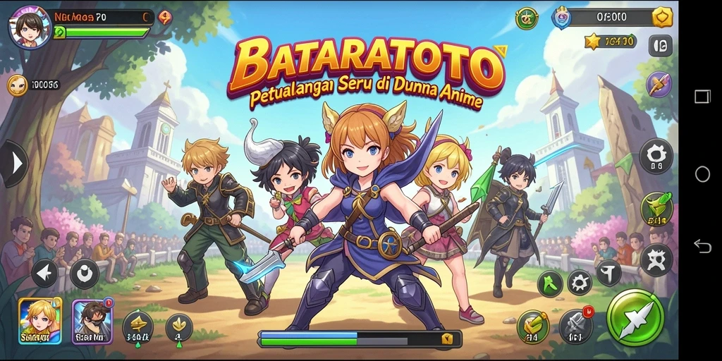 Gameplay anime yang mendebarkan dengan grafis mengagumkan.