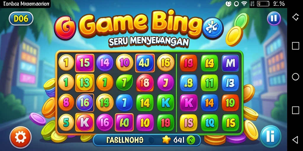 Gameplay seru dengan kartu Bingo yang menarik dan interaksi pemain.