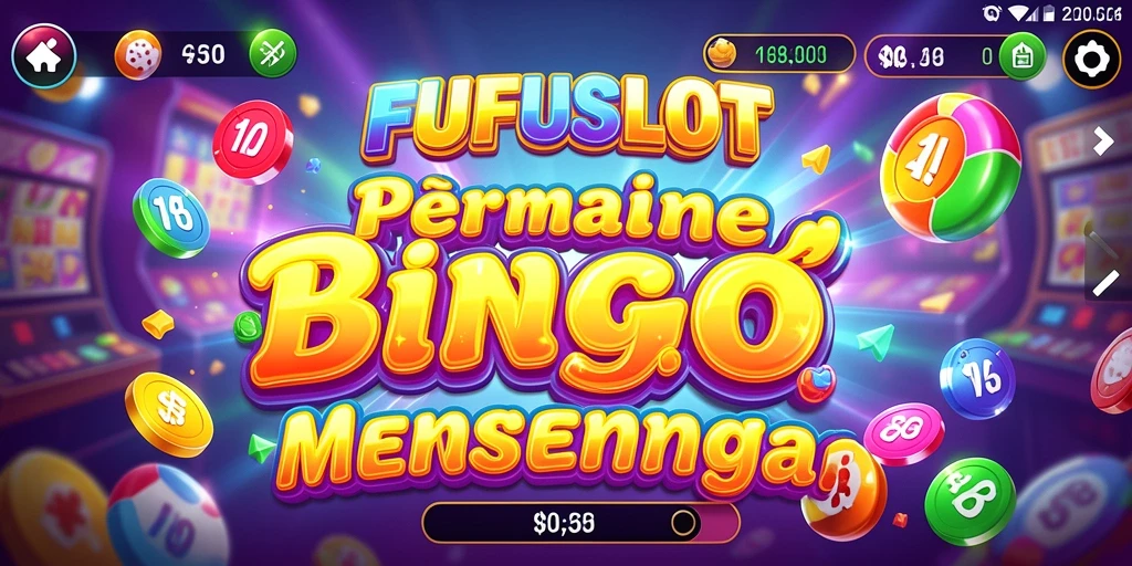 Screenshot FUFUSLOT menampilkan gameplay Bingo yang seru dan interaktif.