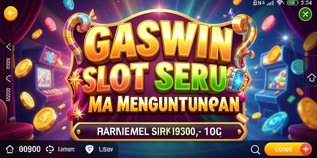 Tampilan gameplay GASWIN yang menarik dengan berbagai pilihan Slot.