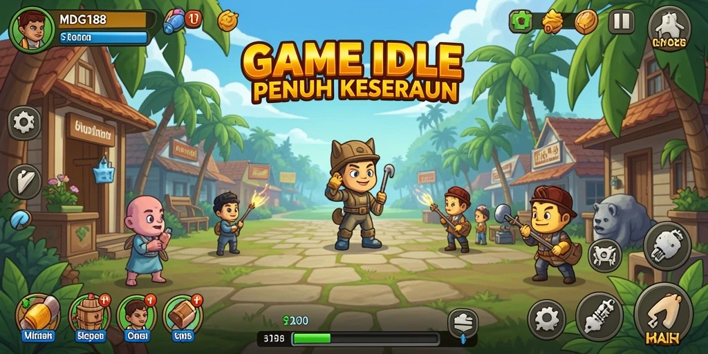 Tampilan gameplay seru dan strategi di MDG188.