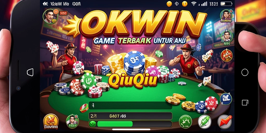Tampilan gameplay QiuQiu yang seru dan mendebarkan.