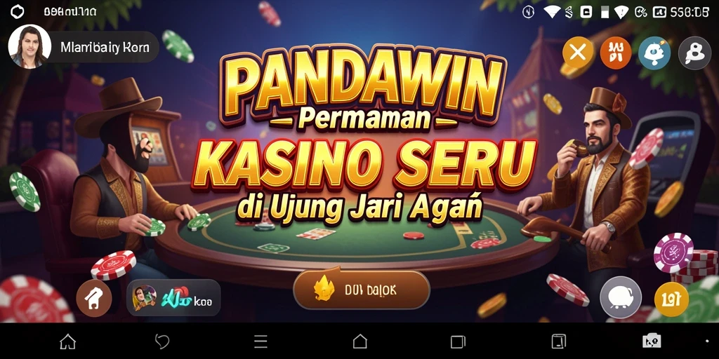 Tampilan menarik dari gameplay Kasino di PANDAWIN.