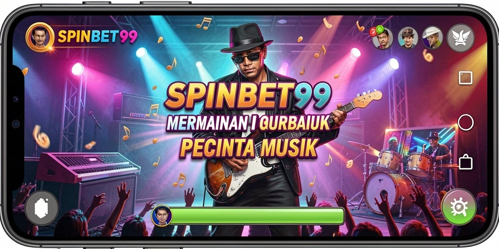 Tampilan gameplay SPINBET99 yang interaktif dan penuh warna.