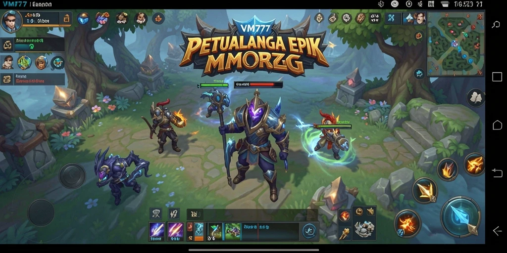 Gameplay menakjubkan di dunia MMORPG VM777.