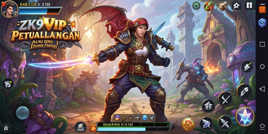 Screenshot gameplay <strong>ZK9VIP</strong> yang menunjukkan aksi mendebarkan di medan perang.