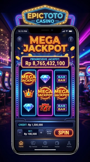 Fitur pencarian aplikasi yang memudahkan pengguna di epictoto.